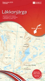 Wandelkaart - Topografische kaart 10174 Norge Serien Lákkonjárga | Nordeca