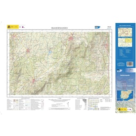 Topografische kaart 730-II Ibahernando | CNIG - Instituto Geográfico Nacional1