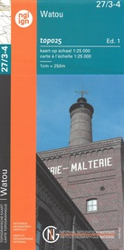 Wandelkaart - Topografische kaart 27/3-4 Topo25 Watou | NGI - Nationaal Geografisch Instituut