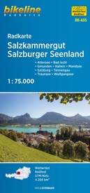 Fietskaart A05 Bikeline Radkarte Salzkammergut Salzburger Seenland | Esterbauer