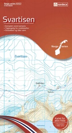 Wandelkaart - Topografische kaart 10123 Norge Serien Svartisen | Nordeca