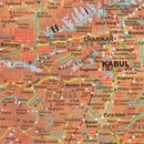 Wegenkaart - landkaart Afghanistan + Kabul | Gizi Map