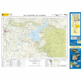 Topografische kaart 980-IV San Silvestre de Guzmán | CNIG - Instituto Geográfico Nacional1