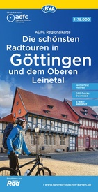 Fietskaart ADFC Regionalkarte Göttingen / Oberen Leinetal Die Schönsten Radtouren | BVA BikeMedia