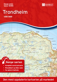 Wandelkaart - Topografische kaart 10090 Norge Serien Trondheim | Nordeca