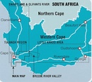 Wegenkaart - landkaart 7 Winelands of the western cape | MapStudio