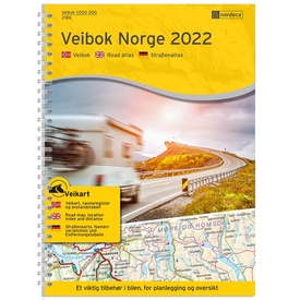 Wegenatlas Veibok Norge 2022 | Nordeca