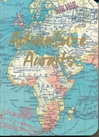 A6 met vintage wereldkaart