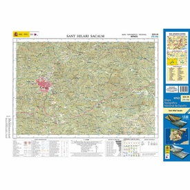 Topografische kaart 333-III Sant Hilari Sacalm | CNIG - Instituto Geográfico Nacional1