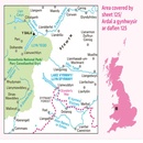 Wandelkaart - Topografische kaart 125 Landranger Bala & Lake Vyrnwy, Berwyn - Wales | Ordnance Survey