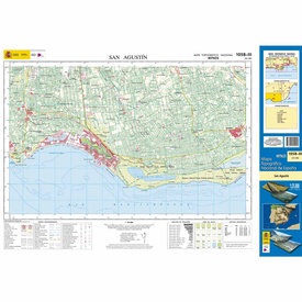 Topografische kaart 1058-III San Agustín | CNIG - Instituto Geográfico Nacional1