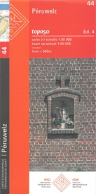 Topografische kaart - Wandelkaart 44 Topo50 Peruwelz | NGI - Nationaal Geografisch Instituut