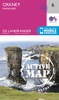 Wandelkaart - Topografische kaart 6 Landranger Active Orkney - Mainland | Ordnance Survey