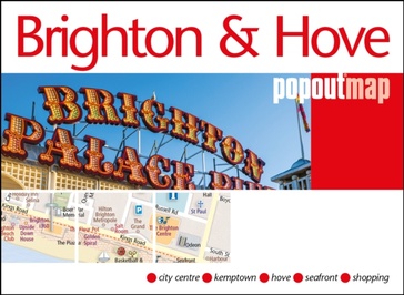 Stadsplattegrond Popout Map Brighton and Hove | Compass Maps