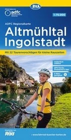 Fietskaart ADFC Regionalkarte Altmühltal - Ingolstadt | BVA BikeMedia