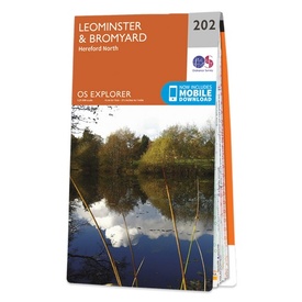 Wandelkaart - Topografische kaart 202 OS Explorer Map Leominster, Bromyard | Ordnance Survey