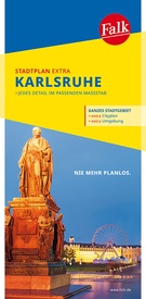 Stadsplattegrond Falk Stadtplan Extra Karlsruhe | Falk Ostfildern