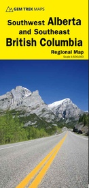 Wegenkaart - landkaart 03 Southwest Alberta & Southeast British Columbia | Gem Trek Maps