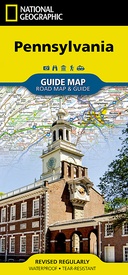 Wegenkaart - landkaart State Guide Map Pennsylvania | National Geographic