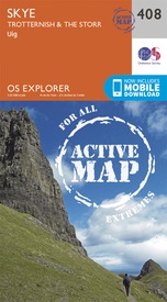 Wandelkaart - Topografische kaart 408 OS Explorer Map | Active Skye / Trotternish / The Storr | Ordnance Survey