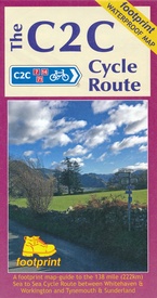 Fietskaart The C2C Cycle Route - Coast to Coast | Footprint maps