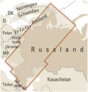 Wegenkaart - landkaart Russland west – West-Rusland | Reise Know-How Verlag