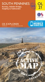 Wandelkaart 21 OS Explorer Map | Active South Pennines | Ordnance Survey