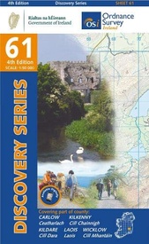 Wandelkaart 61 Discovery Carlow, Kildare, Kilkenny, Laois, Wicklow | Ordnance Survey Ireland