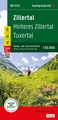 Fietskaart - Wandelkaart 5152 Zillertal Tuxertal | Freytag & Berndt