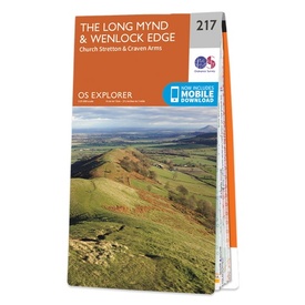 Wandelkaart - Topografische kaart 217 OS Explorer Map Long Mynd, Wenlock Edge | Ordnance Survey