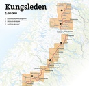 Wandelkaart 4 Fjällkartor 1:50.000 SE Kungsleden - Kvikkjokk–Adolfström | Calazo