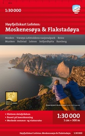 Wandelkaart Hoyfjellskart Lofoten: Moskenesøya & Flakstadøya | Calazo