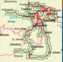 Fietsgids Bikeline Radtourenbuch kompakt Rund um Salzburg | Esterbauer