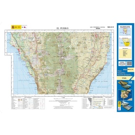 Topografische kaart 1085-III/IV El Pueblo (La Palma) | CNIG - Instituto Geográfico Nacional1