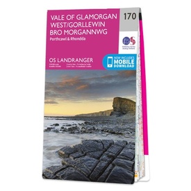 Wandelkaart - Topografische kaart 170 Landranger Vale of Glamorgan, Rhondda & Porthcawl Wales | Ordnance Survey
