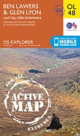 Wandelkaart - Topografische kaart 48 OS Explorer Map | Active Ben Lawers / Glen Lyon | Ordnance Survey