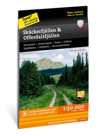 Wandelkaart Fjällkartor 1:50.000 Skäckerfjällen - Offerdalsfjällen | Calazo