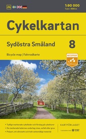 Fietskaart 8 Cykelkartan Sydöstra Småland - zuidoost Smaland | Norstedts