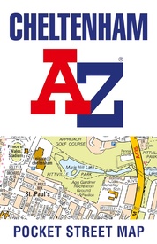 Stadsplattegrond Pocket Street Map Cheltenham | A-Z Map Company