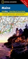 Wegenkaart - landkaart State Guide Map Maine | National Geographic