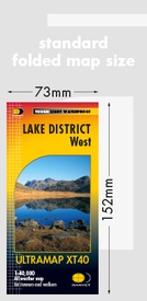 Wandelkaart Lake District West | Harvey Maps