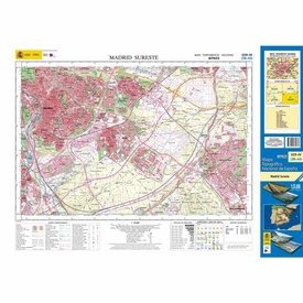 Topografische kaart 559-IV Madrid Sureste | CNIG - Instituto Geográfico Nacional1