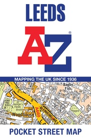 Stadsplattegrond Pocket Street Map Leeds | A-Z Map Company