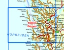 Wandelkaart - Topografische kaart 10037 Norge Serien Bergen | Nordeca