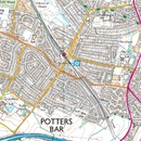 Wandelkaart - Topografische kaart 182 OS Explorer Map St-Albans, Hatfield | Ordnance Survey