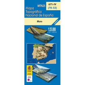 Topografische kaart 671-IV Muro (Mallorca) | CNIG - Instituto Geográfico Nacional