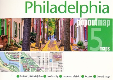 Stadsplattegrond Popout Map Philadelphia | Compass Maps