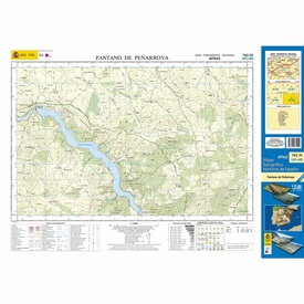 Topografische kaart 762-IV Pantano Peñarroya | CNIG - Instituto Geográfico Nacional1