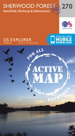 Wandelkaart 270 OS Explorer Map | Active Sherwood Forest | Ordnance Survey