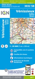 Wandelkaart - Topografische kaart 3032 SB - Serie Bleue Vénissieux, Oullins, Givors | IGN - Institut Géographique National